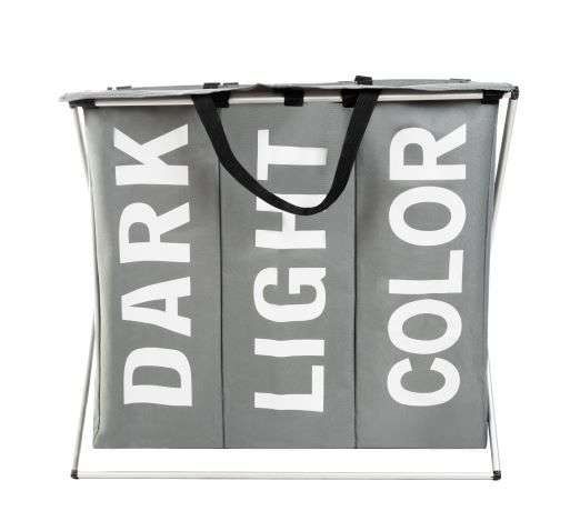 Háromrekeszes szennyeskosár