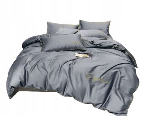 3 részes mikroszálas ágyneműgarnitúra 160x200 cm-es paplanhuzattal, grafitszürke színben