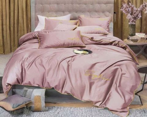 3 részes mikroszálas ágyneműgarnitúra 160x200 cm – hímzéssel és szegéllyel