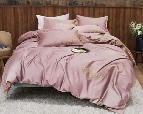 3 részes mikroszálas ágyneműgarnitúra 160x200 cm – hímzéssel és szegéllyel