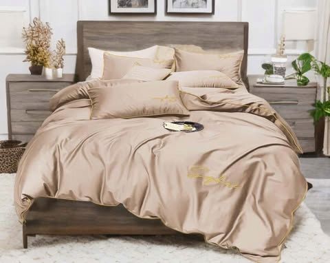 3 részes mikroszálas ágyneműgarnitúra 200x220 cm, bézs szín