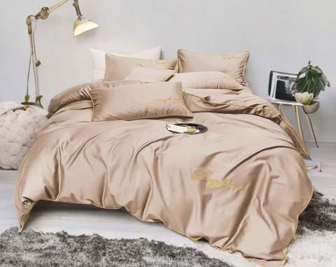 3 részes mikroszálas ágyneműgarnitúra 200x220 cm, bézs szín