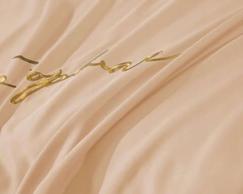 3 részes mikroszálas ágyneműgarnitúra 200x220 cm, bézs szín