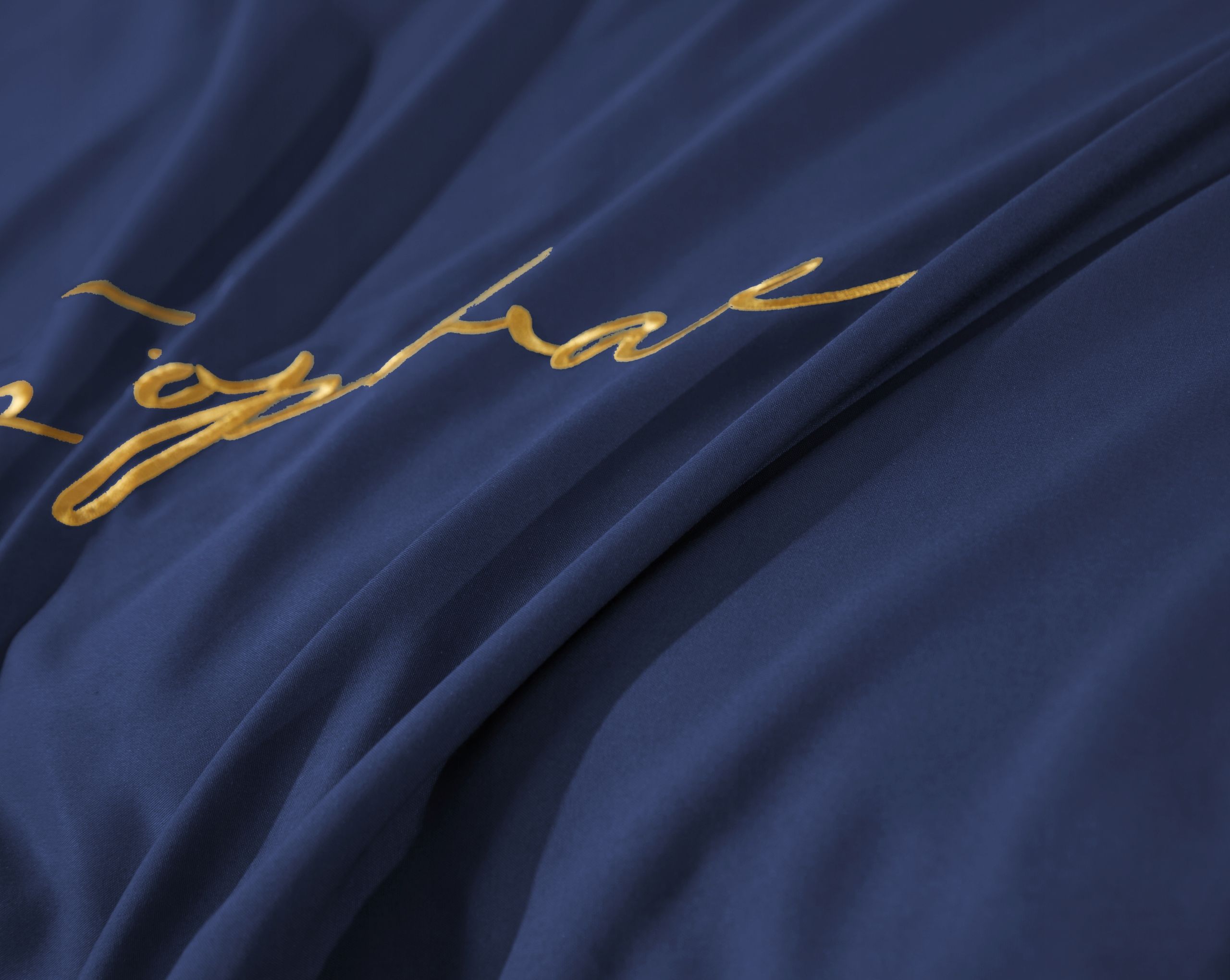 3 részes mikroszálas ágyneműgarnitúra 200x220 cm, sötétkék szín