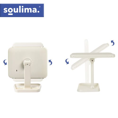 Összecsukható, LED-es kozmetikai tükör