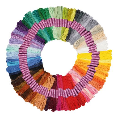 Hímzőkészlet mulinával - 100 szín