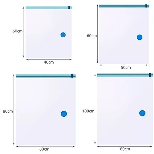 10 db vákuumzsák készlet tároláshoz