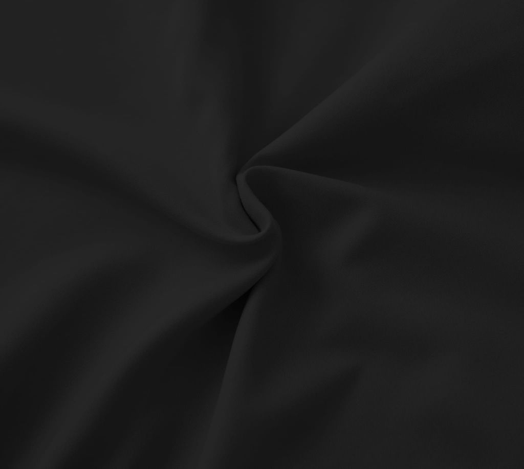 3 részes ágyneműgarnitúra fodrokkal, fekete szín, 200x220 cm