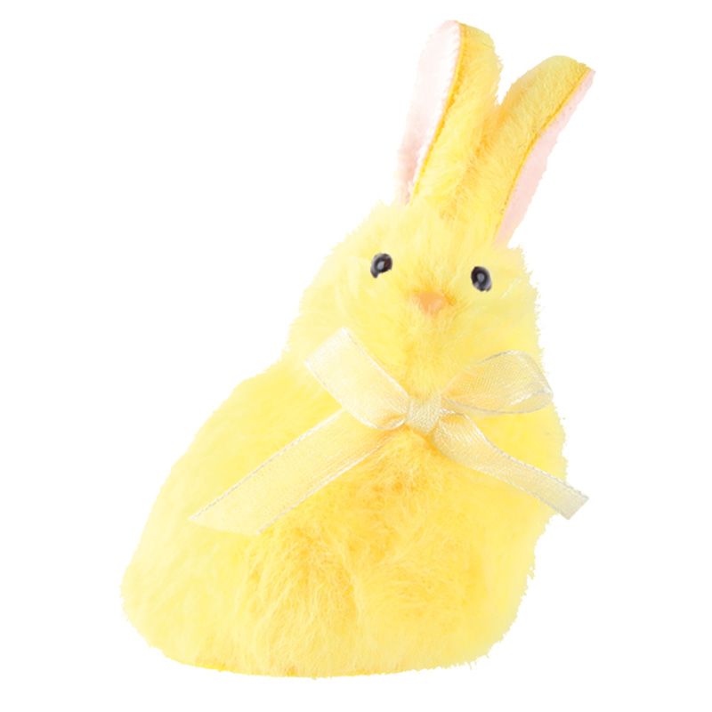 Sárga nyuszi masnival – függődísz