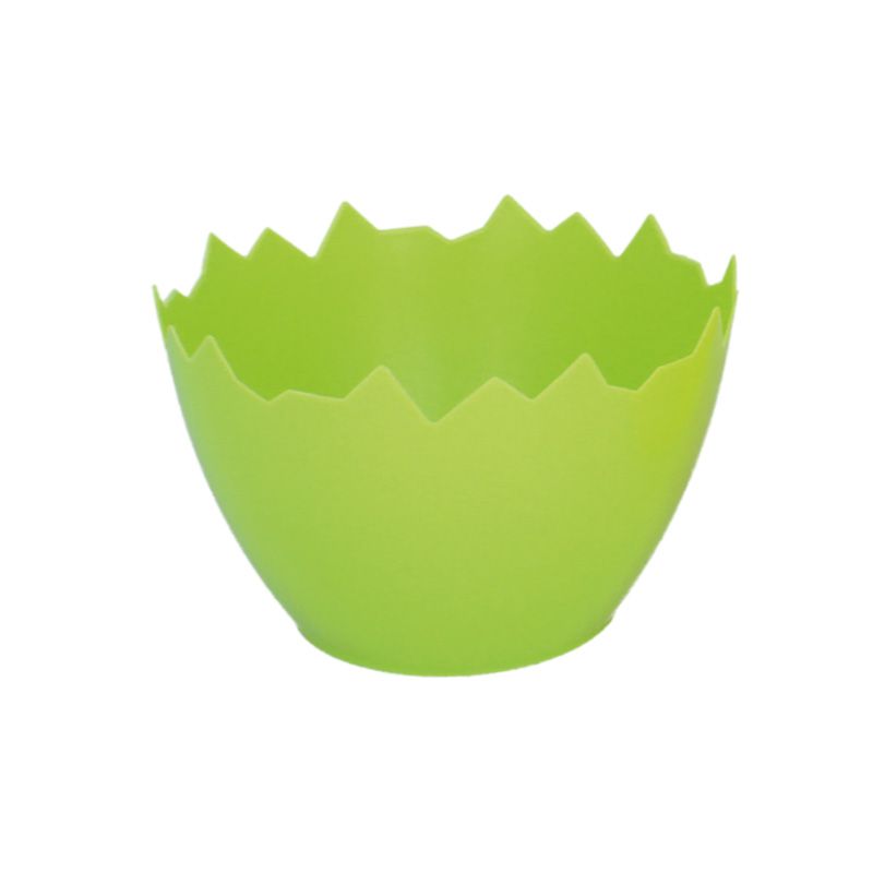 Zöld kaspó – tojáshéjforma