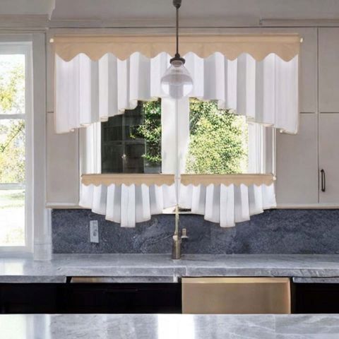Szett: konyhai voálfüggöny 200x80 cm + vitrázsfüggönyök 90x50 cm