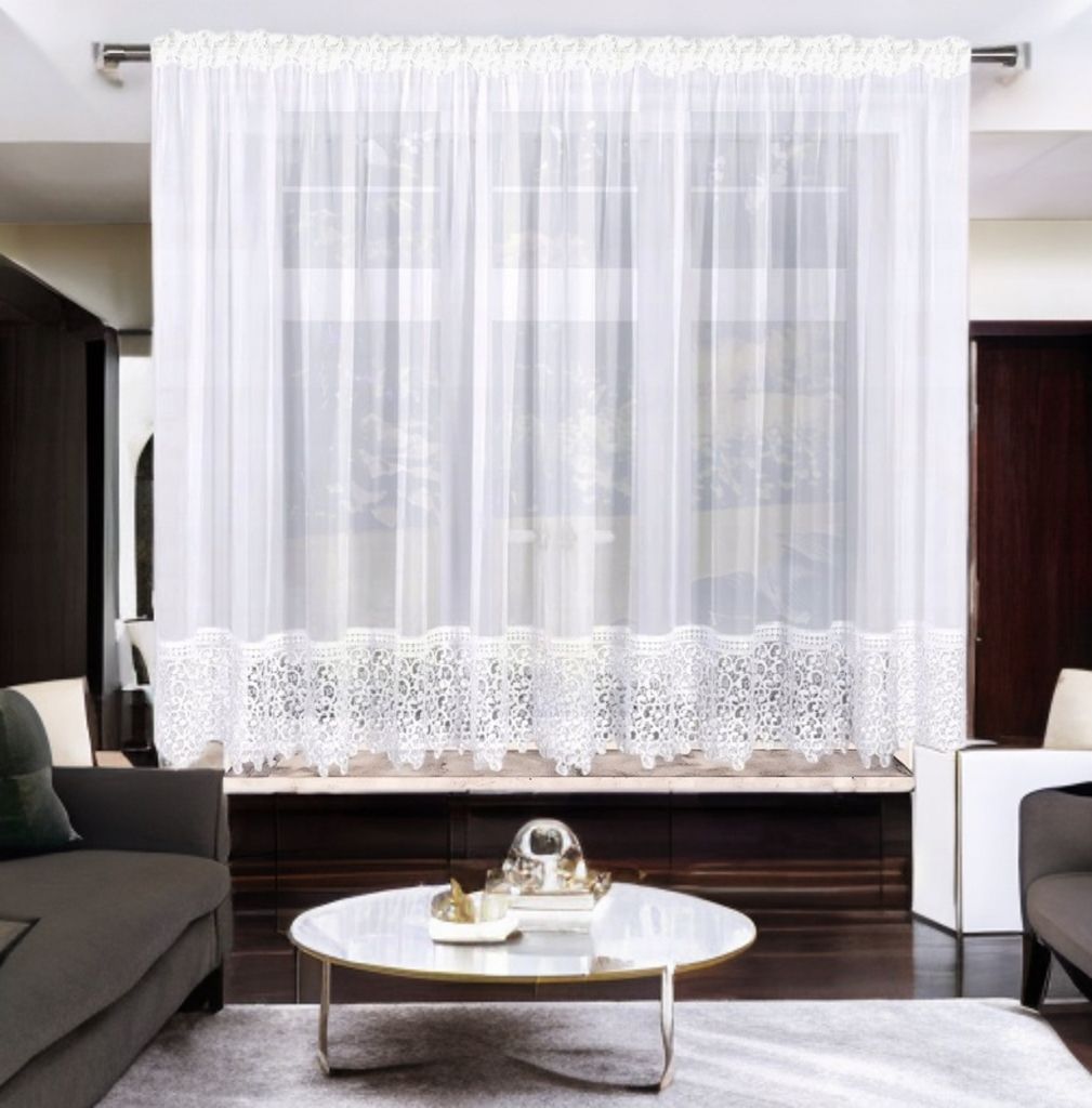 Modern függöny gipűrrel 400x150 cm