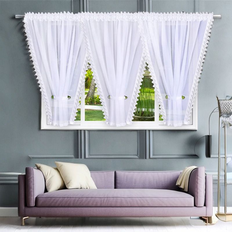 Modern függöny gipűrrel 600×150 cm