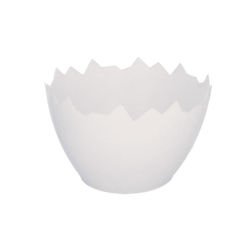 Fehér kaspó – tojáshéj forma