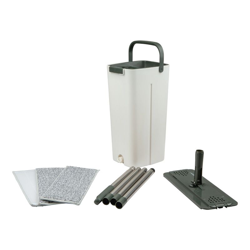 Laposs mop csavaróval és kétrekeszes vödörrel