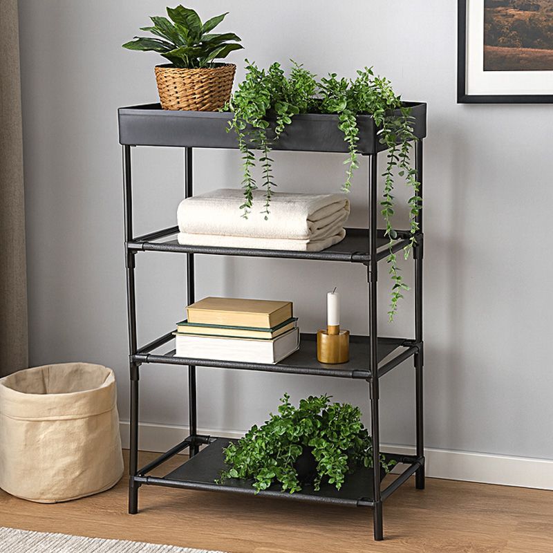 5 polcos textil tárolópolc