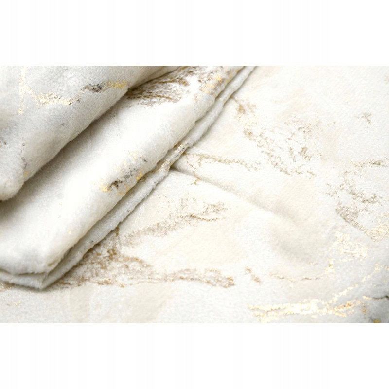 Pezsgőszínű bársony függöny márvány mintával 140 × 250 cm