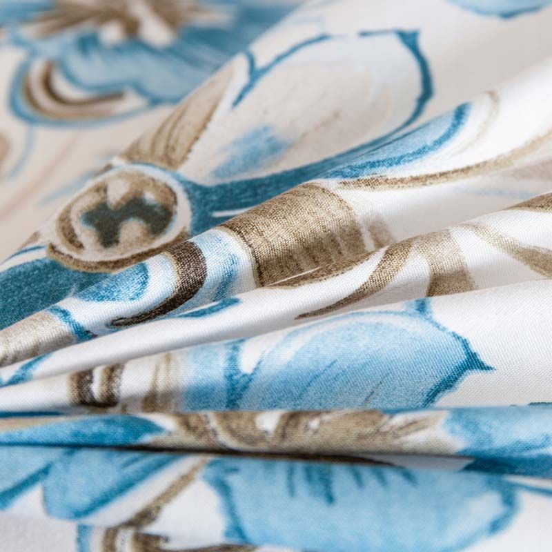 3 részes pamut szatén ágyneműgarnitúra Virágok 200×160 cm