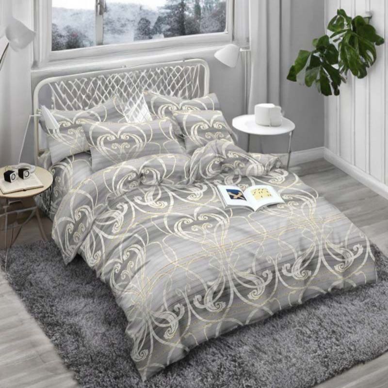 3 részes pamut szatén ágyneműgarnitúra Arabeszk 200x160 cm