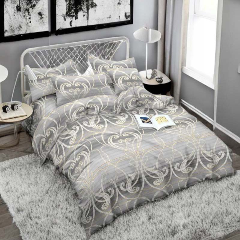 3 részes pamut szatén ágyneműgarnitúra Arabeszk 200x160 cm