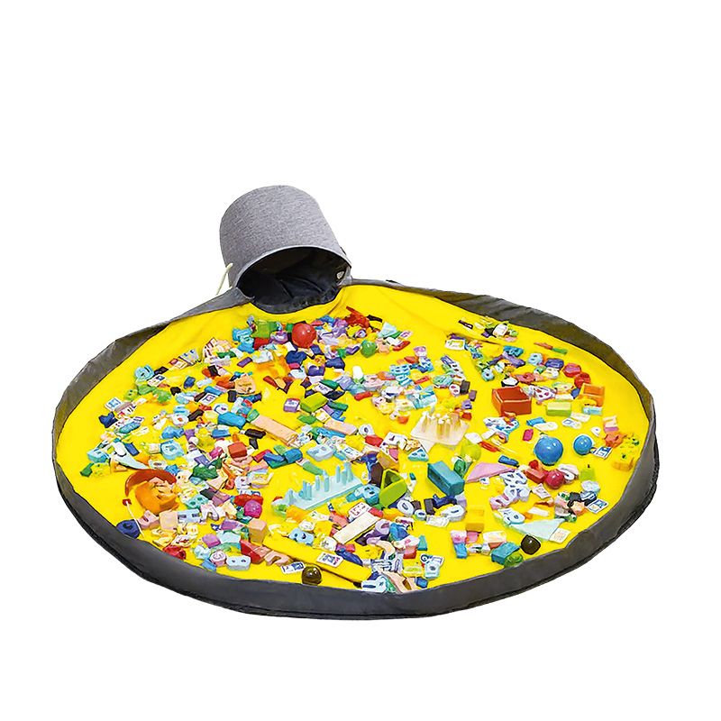 Játéktároló kosár játszószőnyeggel 2 az 1-ben