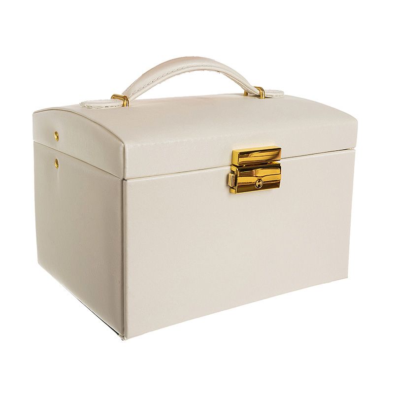 Szatin hatású ékszertartó tükörrel