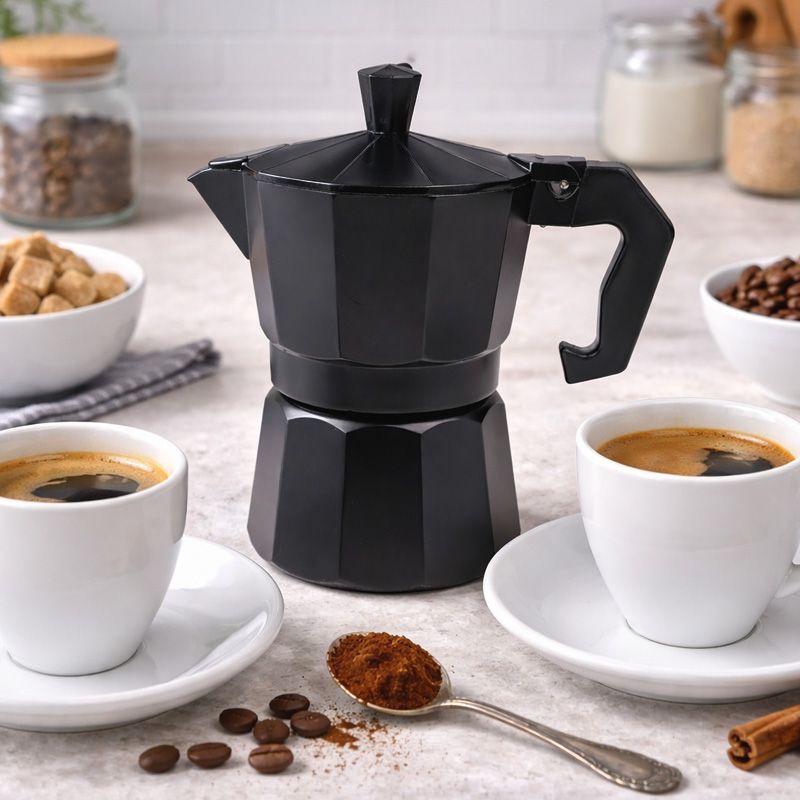 Alumínium kotyogós kávéfőző