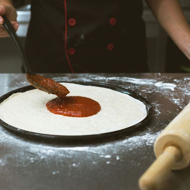 Perforált pizzafoma teflon bevonattal