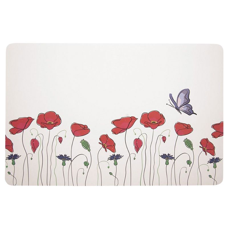 Pipacs mintás asztét 43x28 cm