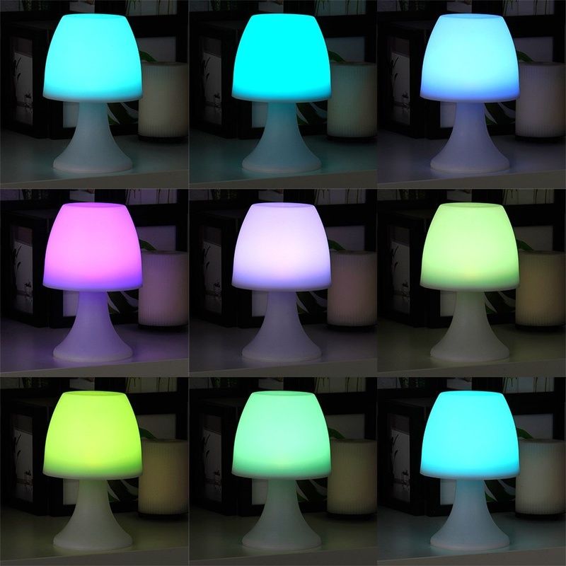 LED éjjeli lámpa - többszínű