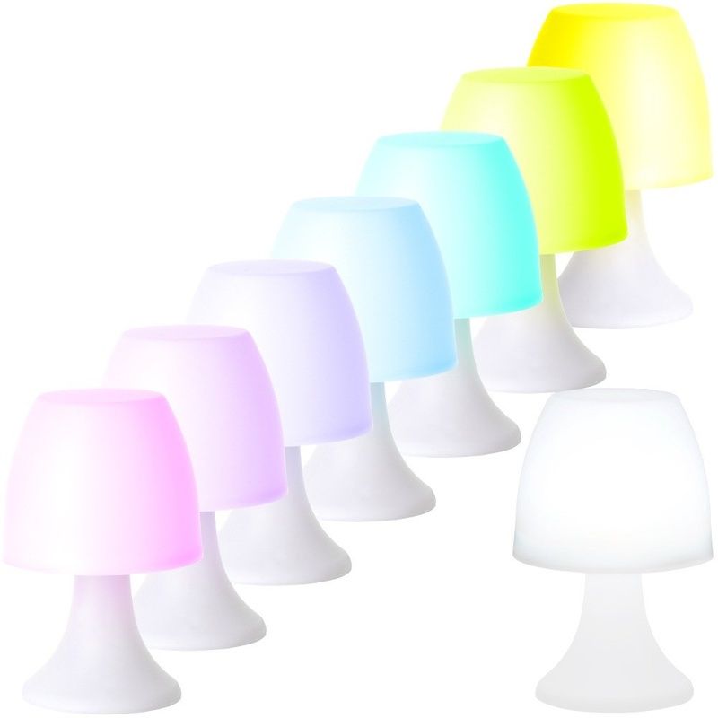 LED éjjeli lámpa - többszínű