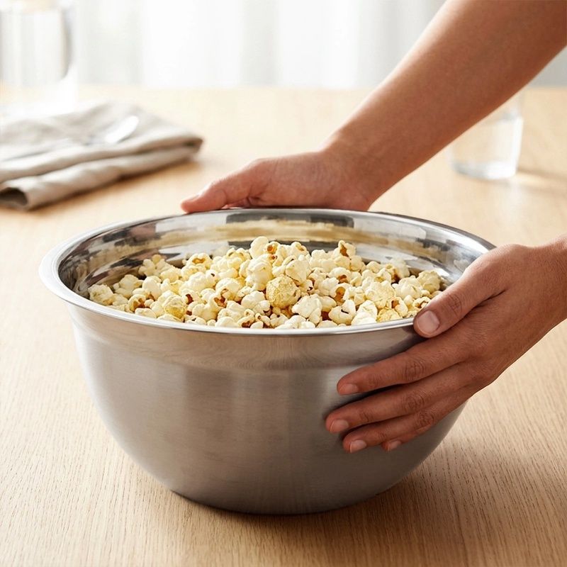 Acél konyhai tál XXL