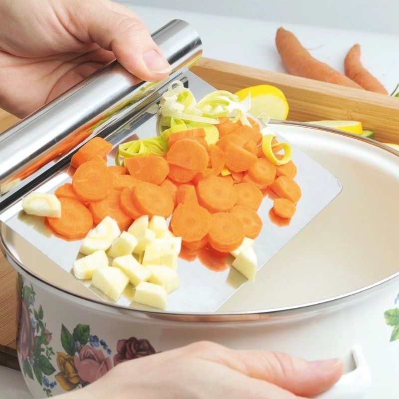 Acél krémkenő spatula