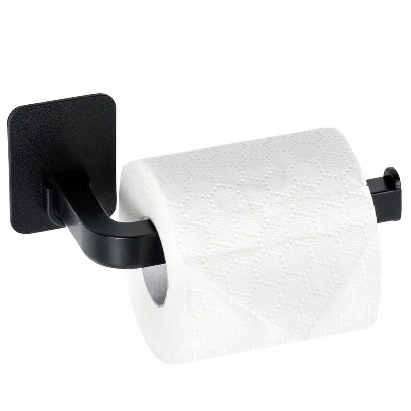 Fekete WC-papír-tartó