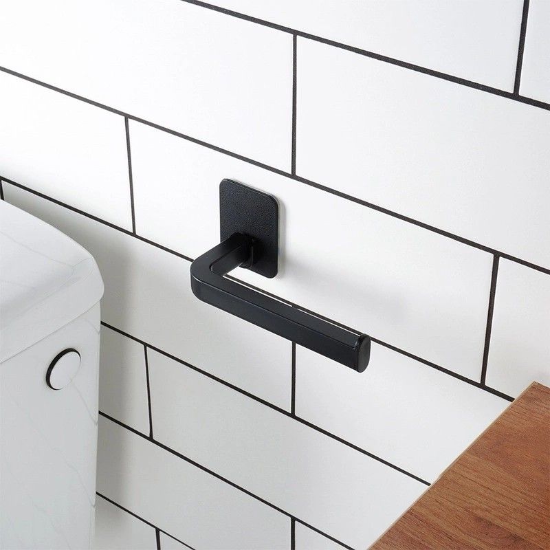 Fekete WC-papír-tartó