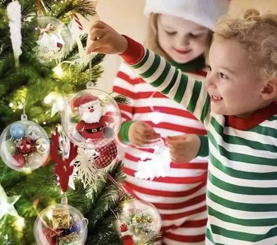 Nyitható, díszíthető karácsonyi gömbök