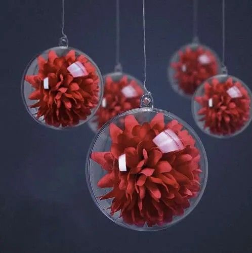 Nyitható, díszíthető karácsonyi gömbök