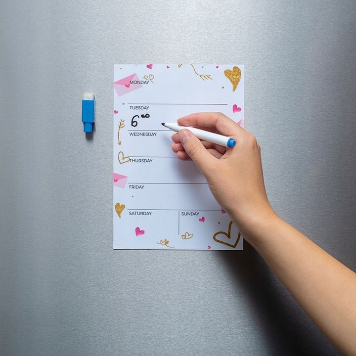 Mágneses tervező filctollal