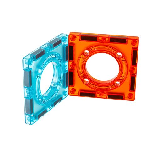 Mágneses 3D építőkészlet golyópályával, 110 darabos