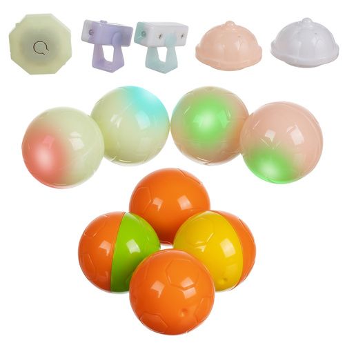 Mágneses 3D építőkészlet golyópályával, 110 darabos