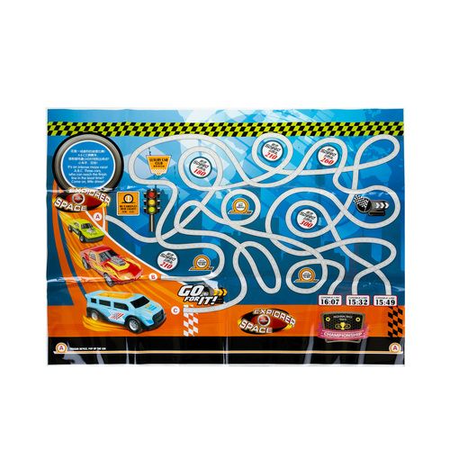 A TIR teherautó kilövővel és 6 kisautóval valósághű autós