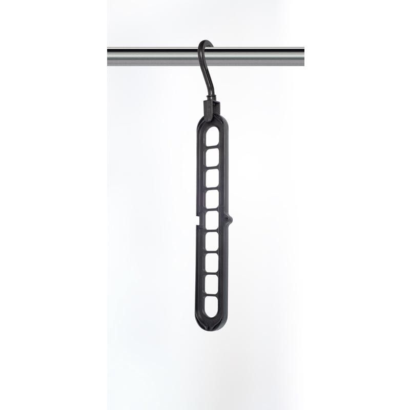 9 vállfahelyes vállfa - fekete